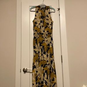 VERONICA M KAYLEEN SMOCKED NECK MAX